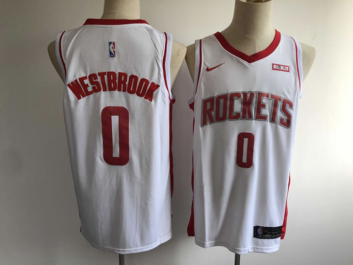 Rockets 0 Russell Westbrook White Nike Swingman With Sponsor Jersey,We sell and wholesale Rockets 0 Russell Westbrook White Nike Swingman With Sponsor Jersey on line form chian!